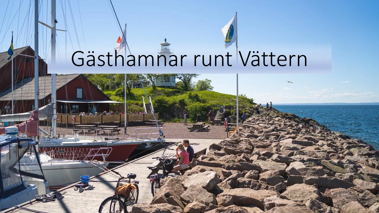 Gästhamnar runt Vättern