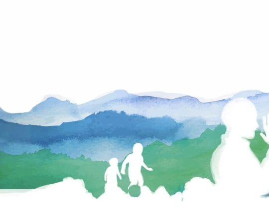 Illustration av Annie Beckman för en Smart och levande landsbygd